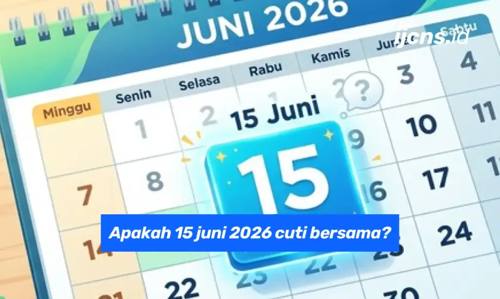 apakah 15 juni 2026 cuti bersama